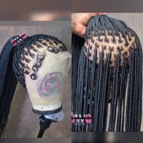 Nicole Knotless Box braid-Full Lace (Ready to Ship)
