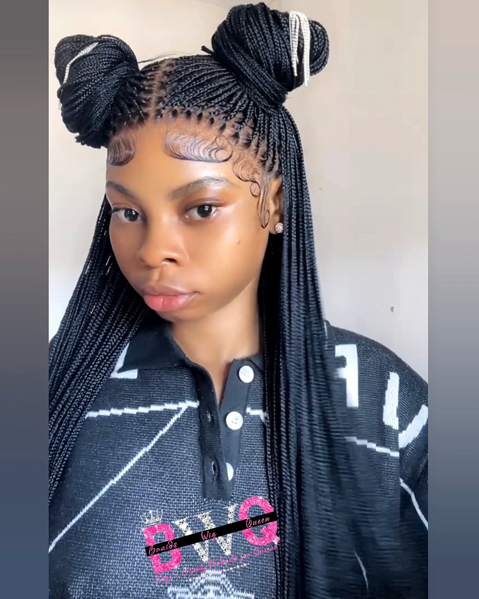 Kelly XSmall Knotless Braid - HD Full Lace (Pre-Order!) - Image 3