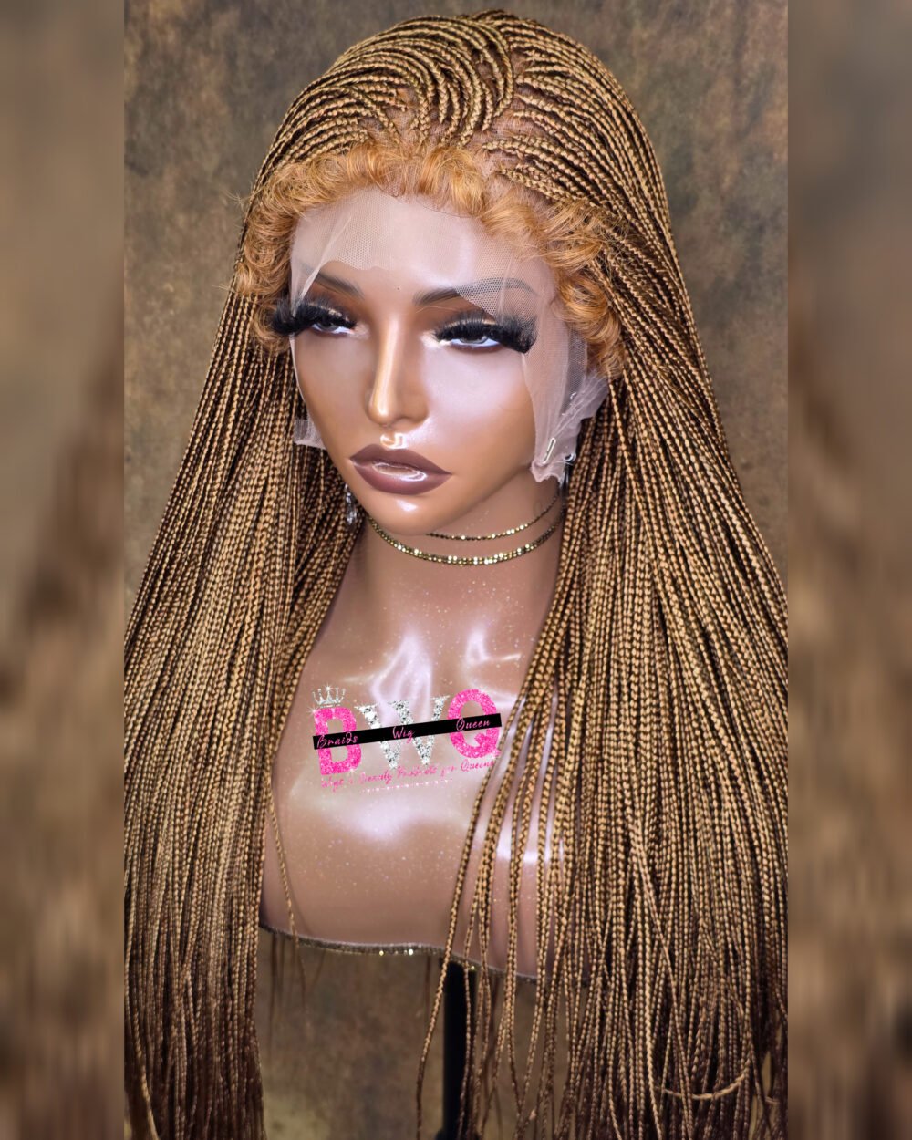 Annie Micro Box Braid - Full Lace Honey Blonde - Image 2