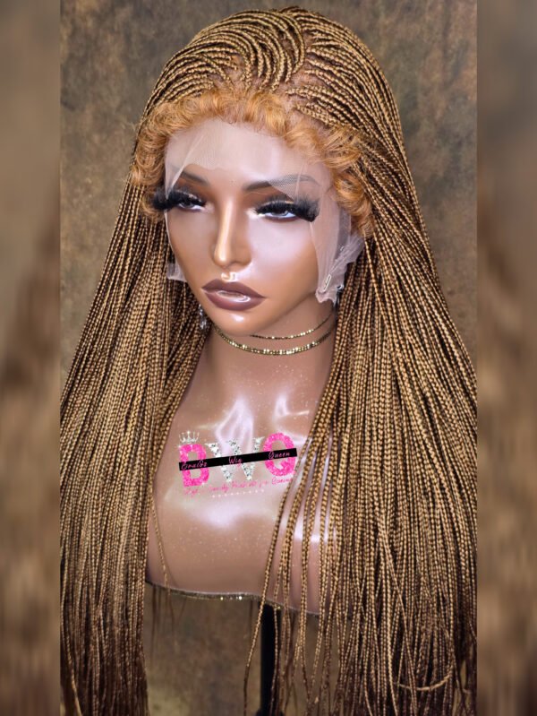 Annie Micro Box Braid - Full Lace Honey Blonde - Image 2