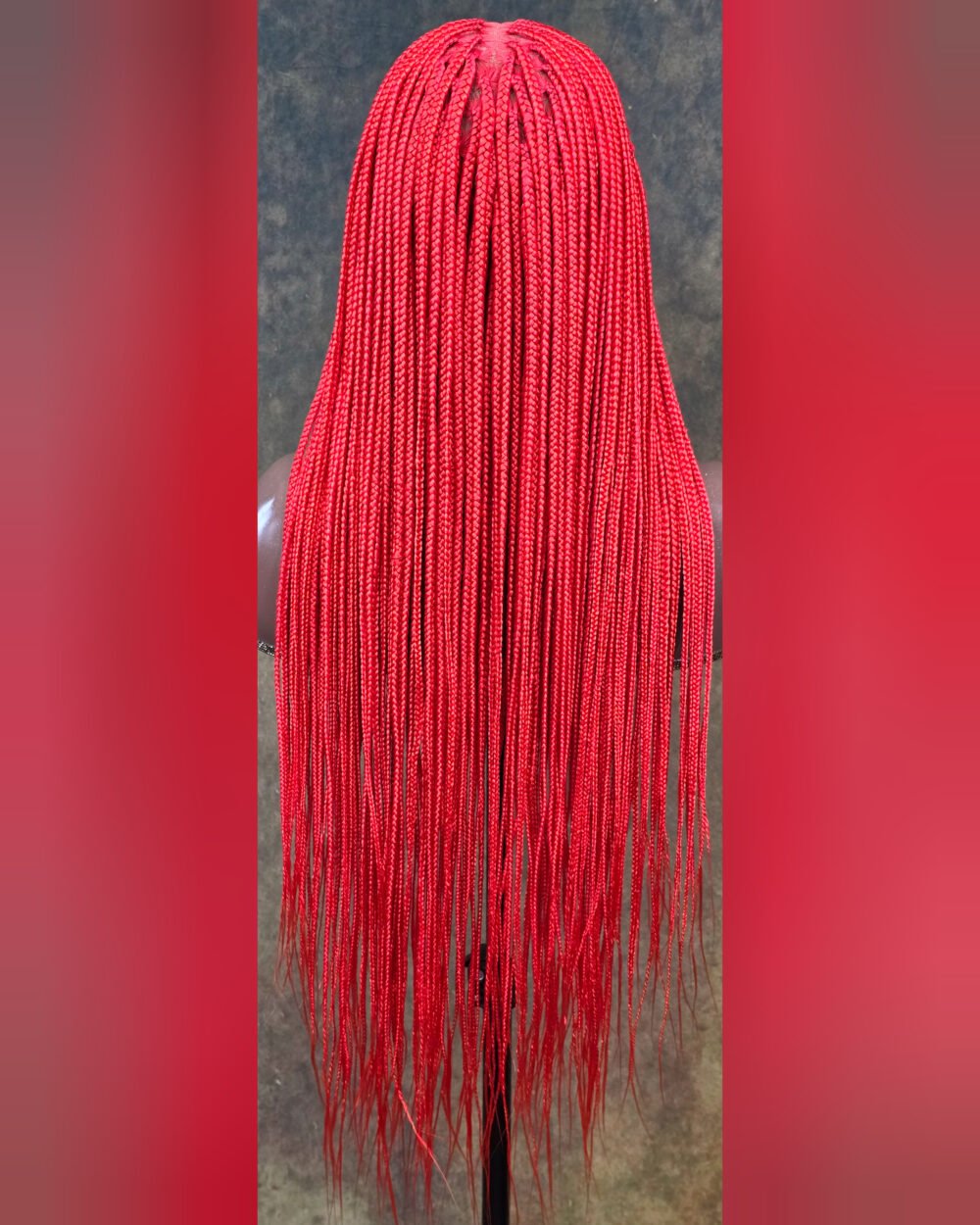 Nicole Knotless Box braid-Full Lace Red (Pre-Order) - Image 4