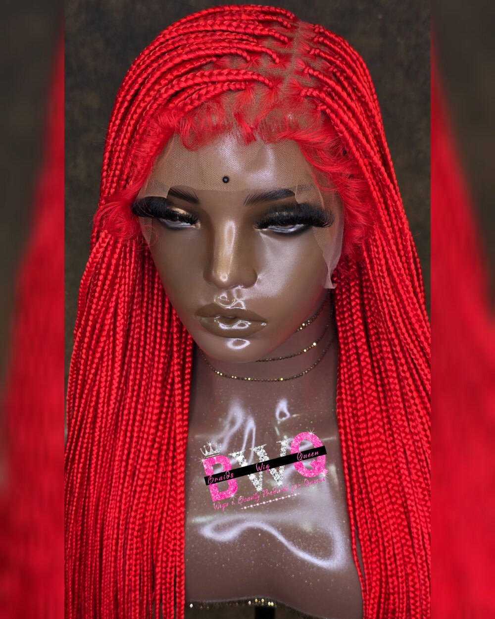Nicole Knotless Box braid-Full Lace Red (Pre-Order)