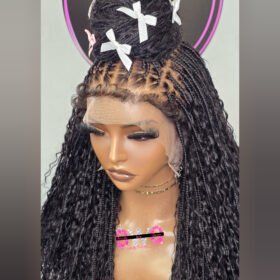 Bella Lux Full Lace Boho Knotless 20-22inches (Ready to ship)