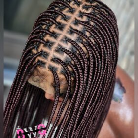 Bella Knotless(Color 33) Box Braid - Full Lace